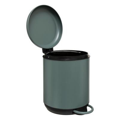 KADAX Poubelle De Salle De Bain 5L Avec Couvercle Basculant – Anthracite, Petite Et Discrète Pour Chambre Ou WC