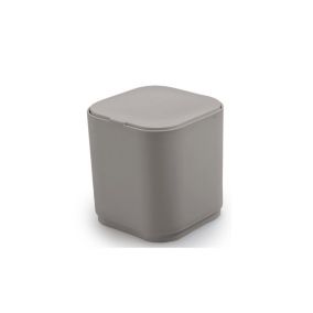Poubelle De Table En Résine Beige 1.2L