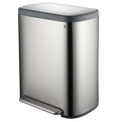 Poubelle de tri 2 compartiments Kitchen Move Empire inox 60 L
