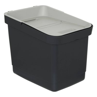 Poubelle de tri 20,5L Noir- 5five
