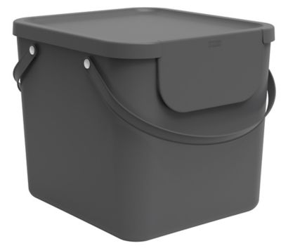 Poubelle de tri Albula grise 40L