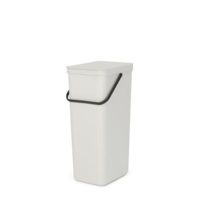 Poubelle de tri Brabantia Sort & Go 40 L blanc