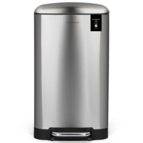 Poubelle à pédale 30L, inox edition - 712