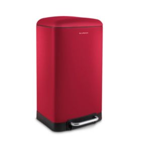 Poubelle à pédale 30L, red edition - 722
