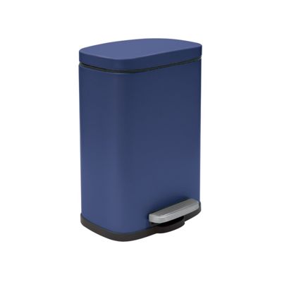 Poubelle à  pédale Acier AKIRA 5L Bleu mat Spirella