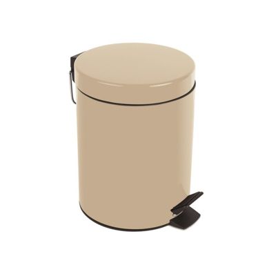 Poubelle à  pédale Acier SYDNEY 3L Beige Sable Spirella