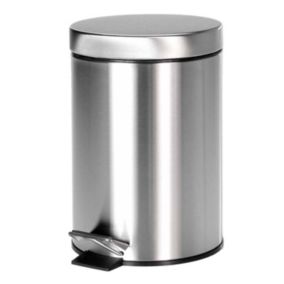 Poubelle à Pédale en Inox "Inoxia" 3L Chrome