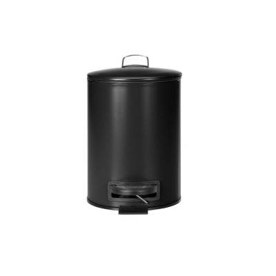 Poubelle à Pédale en Métal "Matteis" 3L Noir