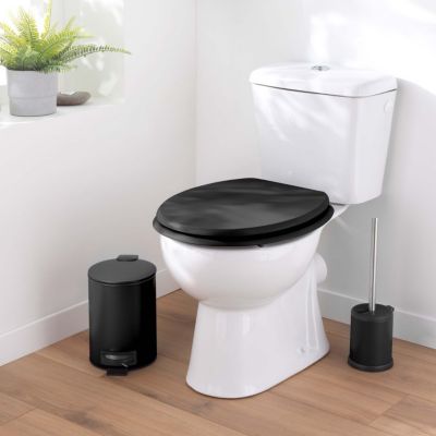 Poubelle à Pédale en Métal "Matteis" 3L Noir
