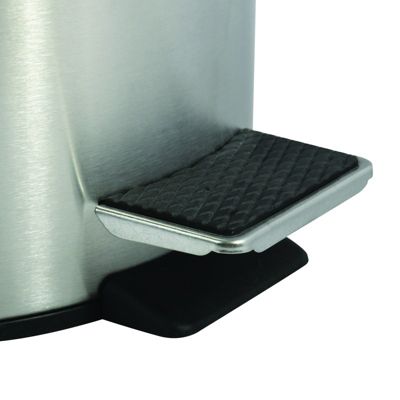 Poubelle à  pédale Inox 12L Gris MSV