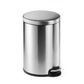 Poubelle professionnelle en acier inox à pédale 20 litres