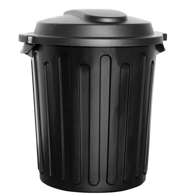 Poubelle Robin 60L, Compacte, Idéale pour Extérieur et Jardin