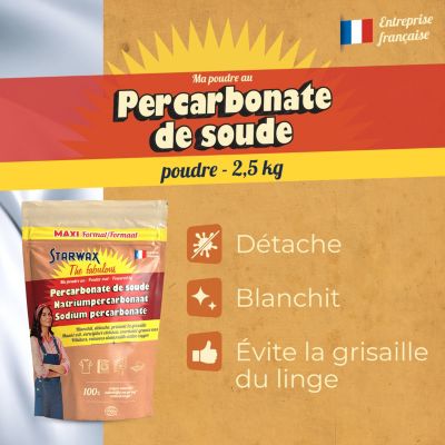Poudre à base de percarbonate 2,5kg Starwax Fabulous