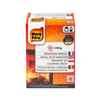 Poudre de ramonage annuel Pyrofeu 3 x 125 gr