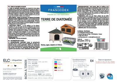 Poudre terre Diatomée 250g Francodex