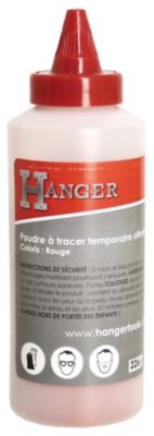 Poudre à tracer rouge 226g - HANGER - 100077