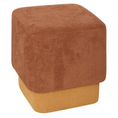 Pouf 2 en 1 Doki ambre et ocre Atmosphera