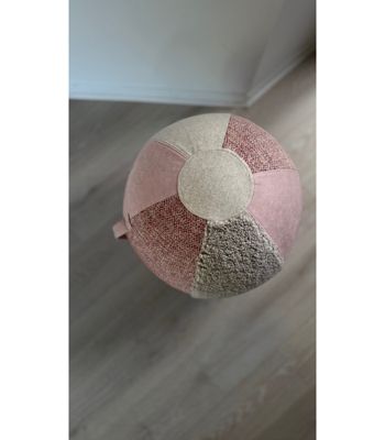 Pouf Ballon Multitexture - 55 cm Yoga, Déco & Détente - 55cm - Rose