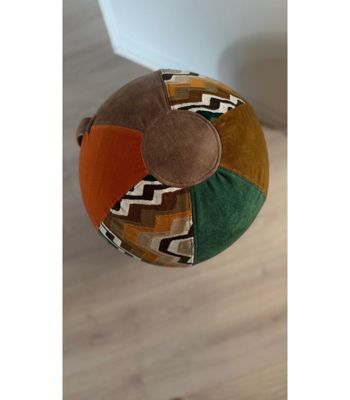 Pouf Ballon "Vintage Jungle" - 55 cm Déco & Bien-être - 55cm - Marron