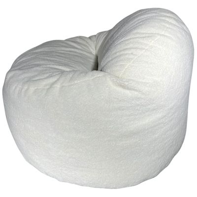 Pouf bouclette BANANAIR 100 cm blanc