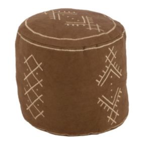 Pouf Déco "Camel Envoutant" 40cm Marron