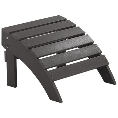 Pouf de jardin ADIRONDACK Gris foncé