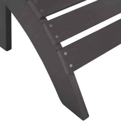 Pouf de jardin ADIRONDACK Gris foncé