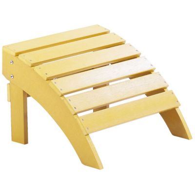 Pouf de jardin ADIRONDACK Jaune