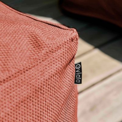 Pouf de jardin pour canapé modulable terracotta Mixi  Oviala