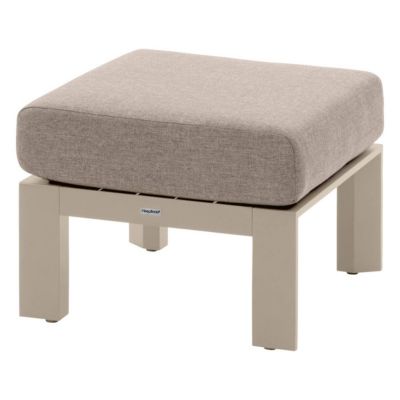 Pouf de jardin "Évasion" argile aluminium et oléfine - Hespéride