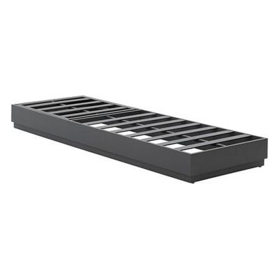 Pouf de jardin "Évasion" argile aluminium et oléfine - Hespéride