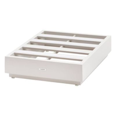 Pouf de jardin "Évasion" avoine aluminium et oléfine - Hespéride