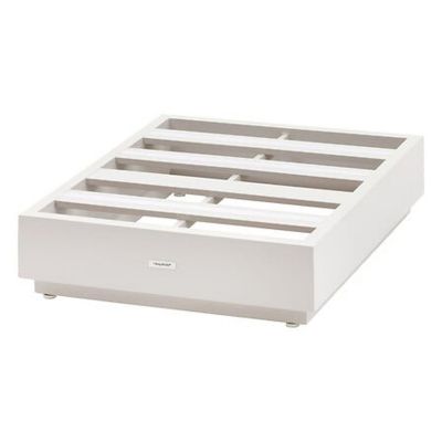 Pouf de jardin "Évasion" avoine aluminium et oléfine - Hespéride
