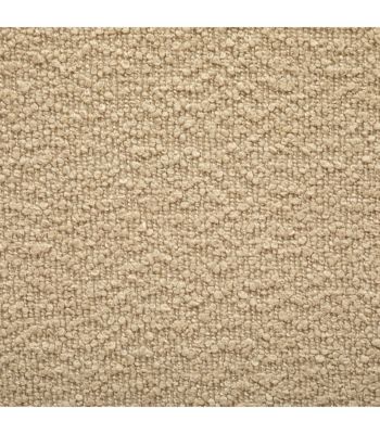 Pouf en tissu à bouclettes Beige 41 x H 43 cm