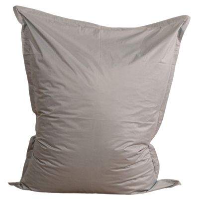 Pouf extérieur imperméable anti-uv déhoussable BANANAIR 140 x 180 cm gris clair