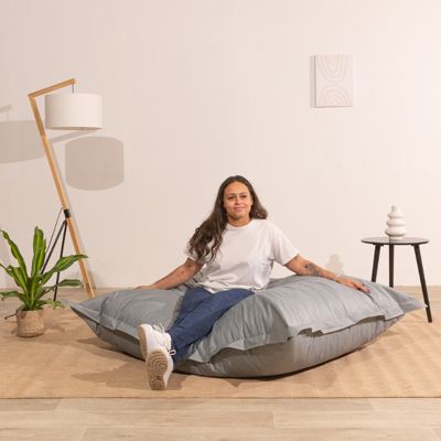 Ecopuf Lazy Pouf Géant 150x100 Cm - Intérieur Extérieur Imperméable Anti-Déchirures