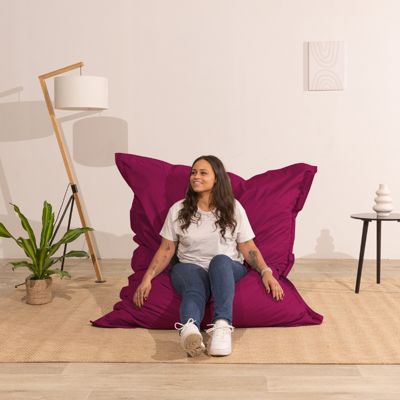Housse De Pouf Géant Extérieur Imperméable - Tissu Oxford Résistant, Déhoussable, Pour Jardin, Plage Ou Piscine (remplissage Non Fourni) - 5