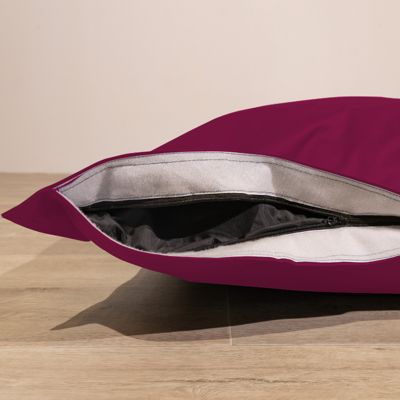 Pouf extérieur imperméable anti-uv déhoussable BANANAIR 140 x 180 cm rouge