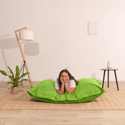 Pouf extérieur imperméable anti-uv déhoussable BANANAIR 140 x 180 cm vert