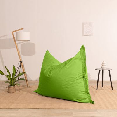 Pouf extérieur imperméable anti-uv déhoussable BANANAIR 140 x 180 cm vert