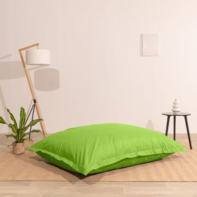 Pouf extérieur imperméable anti-uv déhoussable BANANAIR 140 x 180 cm vert