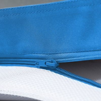 Pouf Géant XXL Déhoussable, Flottant pour Piscine, Bleu Pétrole