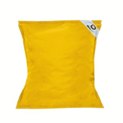 Pouf Géant XXL Intérieur et Extérieur, Déhoussable, Salon, Jardin, Deco Arts Jaune miel