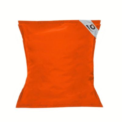 Pouf Géant XXL Intérieur et Extérieur, Déhoussable, Salon, Jardin, Deco Arts Orange