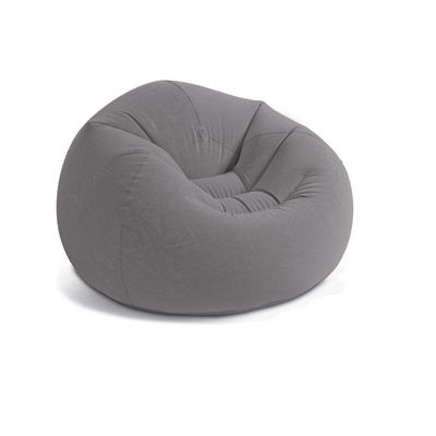 Pouf gonflable Intex texture velours