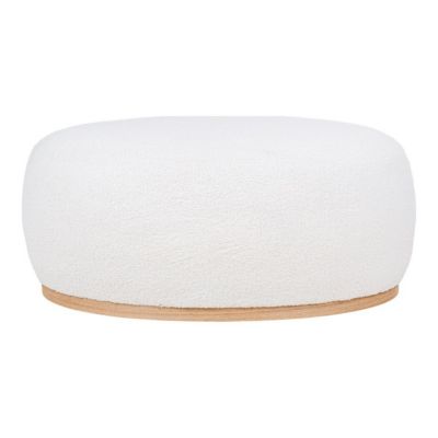Pouf Manhattan, Blanc, Polyester, 88,5x54,5x36 cm, EPIKASA