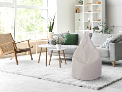 Pouf poire beige ⌀75 x H.120 cm Easy for life