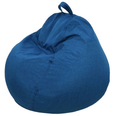 Pouf poire déhoussable BANANAIR 120 x 100 cm bleu