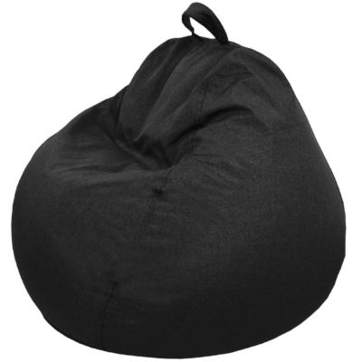 Pouf poire déhoussable BANANAIR 120 x 100 cm noir