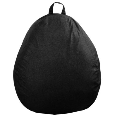 Pouf poire déhoussable BANANAIR 80 x 70 cm noir